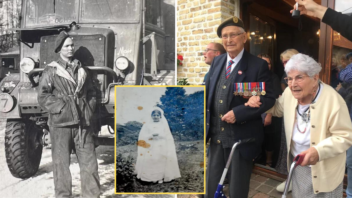 WWII Veteran Carried A Photograph Of A Woman 78 Years Later He Meets Her