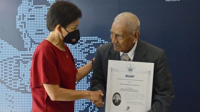 84-year-old receiving his engineering degree