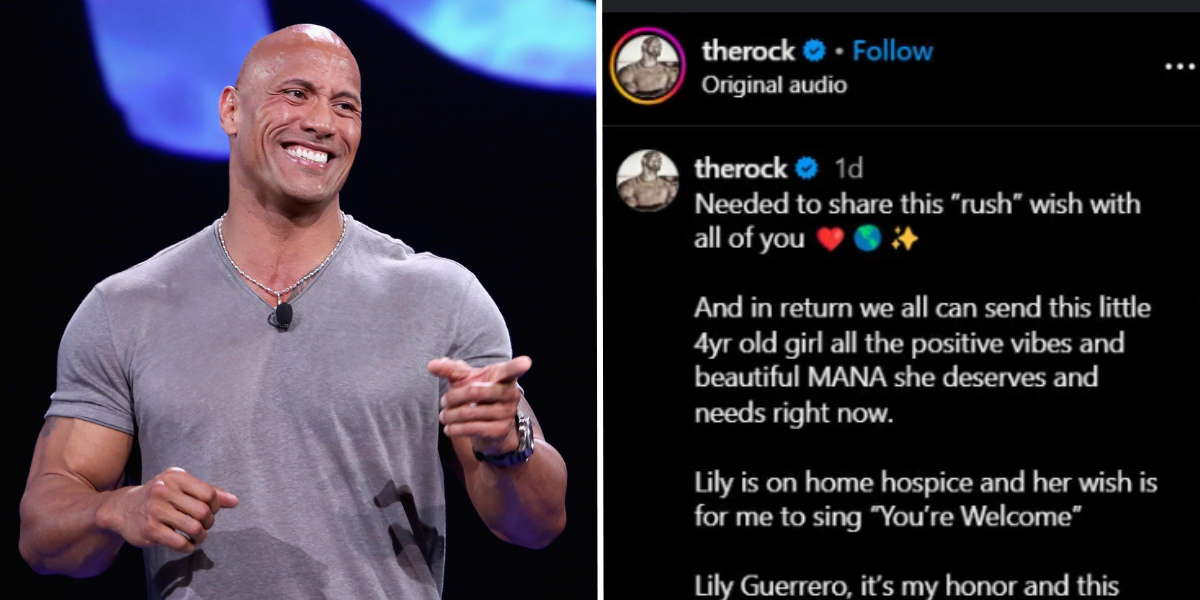 Dwayne Johnson sings his favorite song from “Vaiana” to a 4-year-old