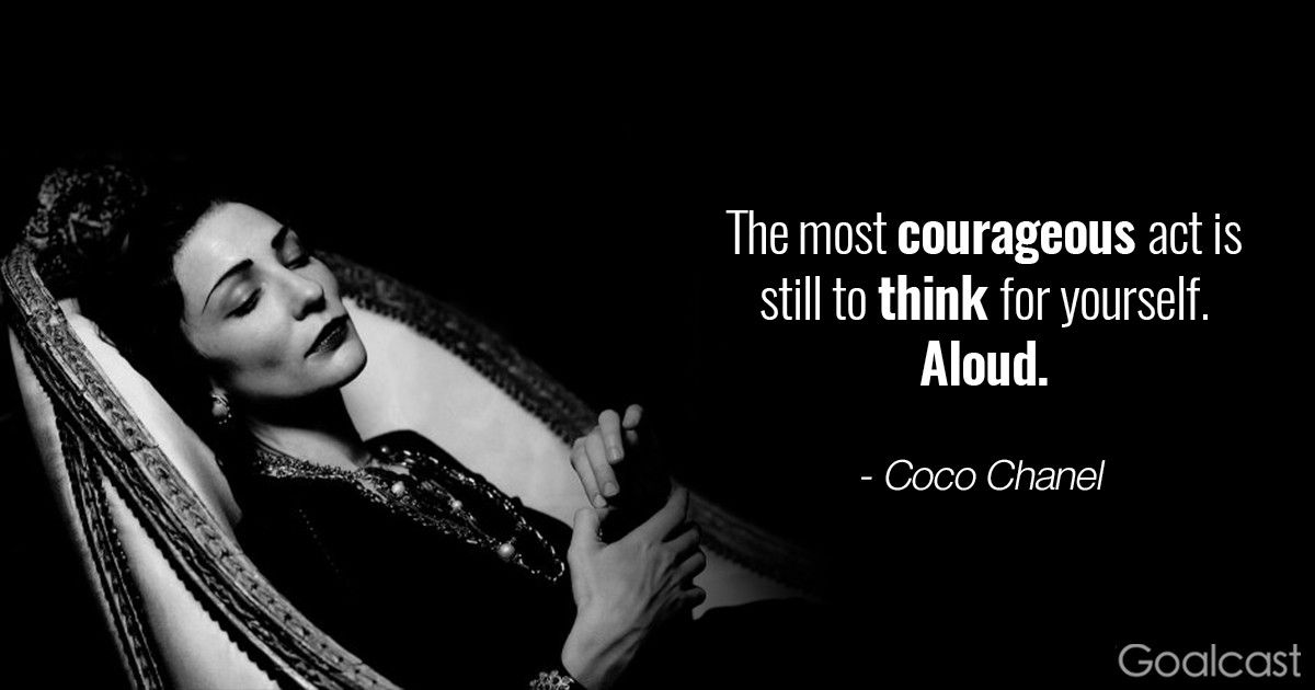 Coco Chanel Quotes | Sticker