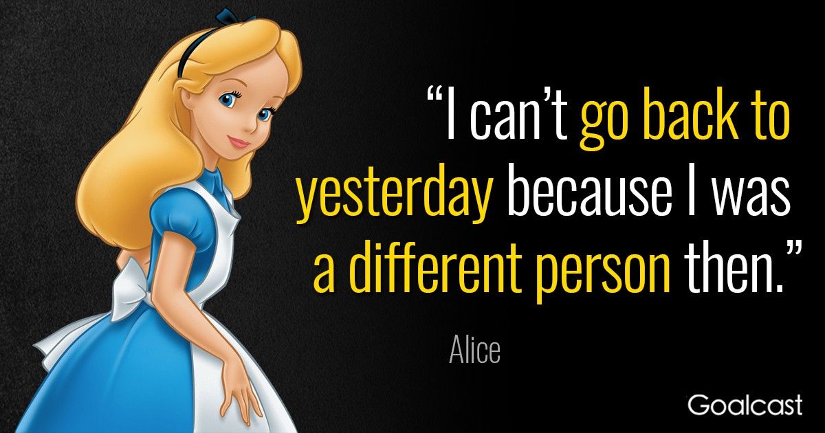 on in Life Quotes Alice and Imagination Wonderland