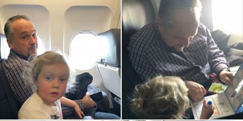 Stranger Stuck Next to Screaming Kids on Plane Goes Viral for  More-Than-Empathetic Reaction