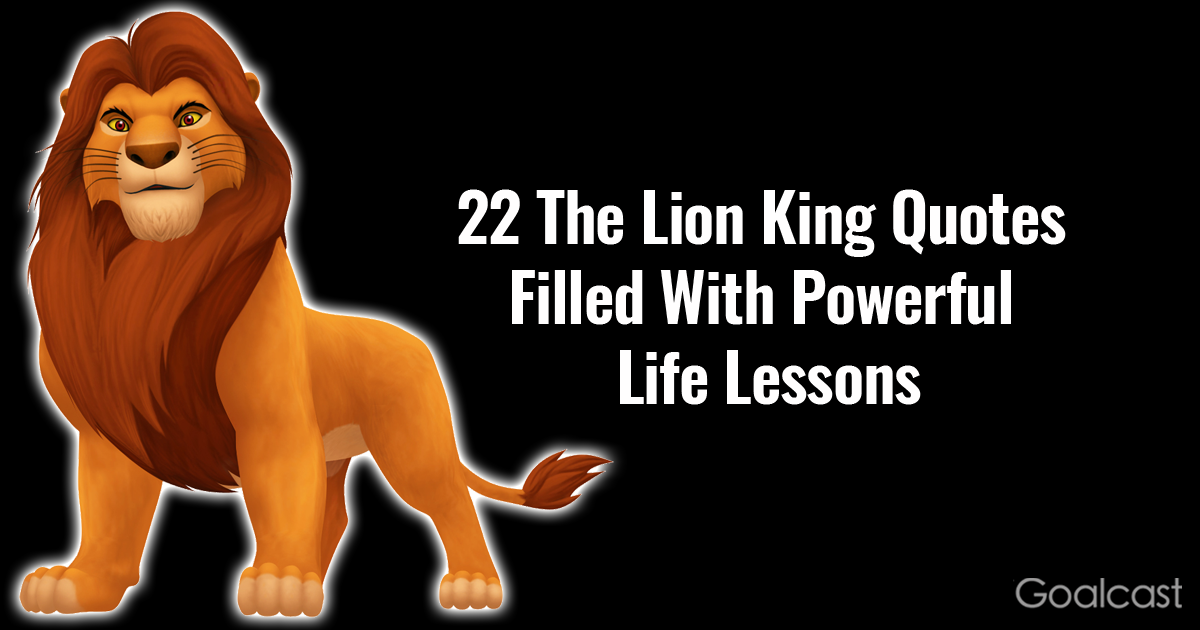 lion king quotes about life