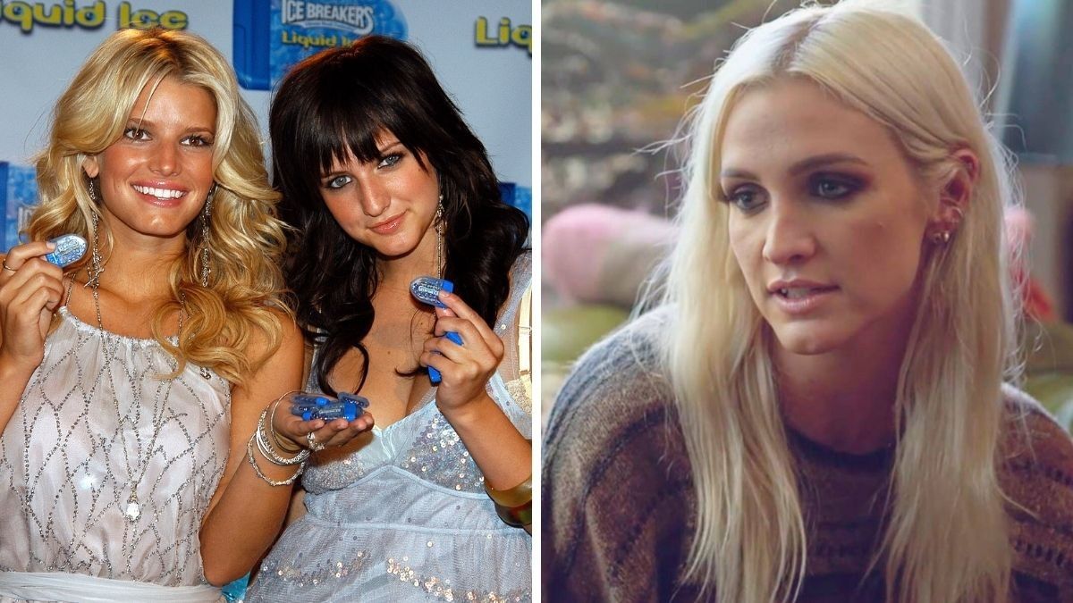 ashlee simpson before and after