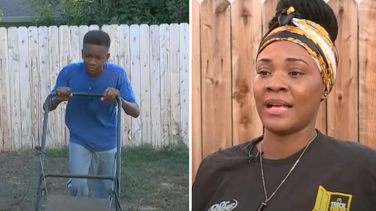 California Mom Punishes Son By Making Him Mow Neighborhood Lawns