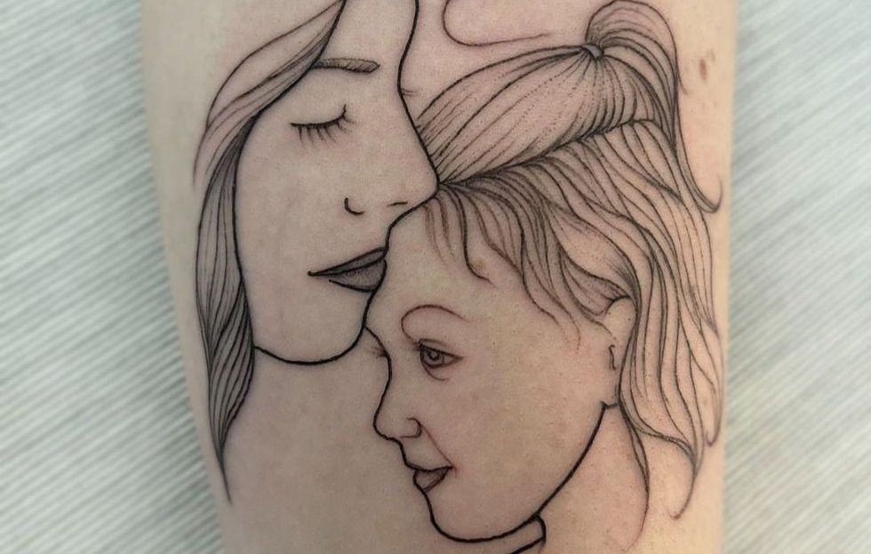 Sorry Mom!! Tattoo done by Mari @ LES Tattoos in Sacramento California –  Tattoo Lover Family