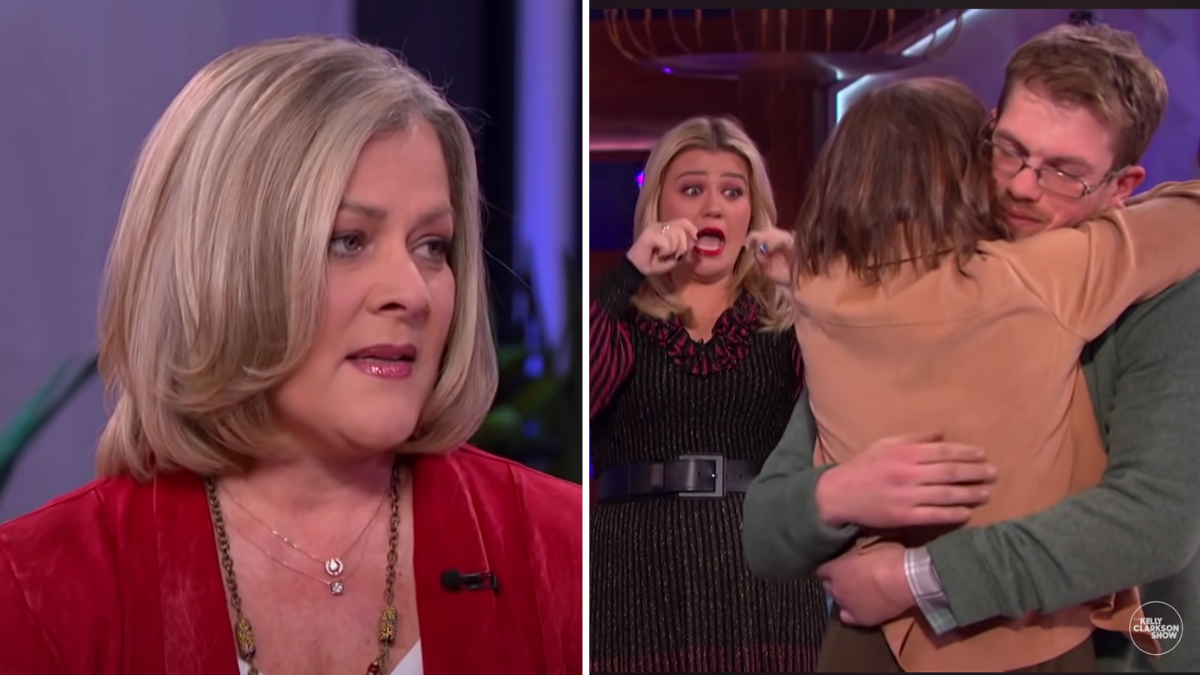 Homeless Man Reunites With Mom on Kelly Clarkson Show After Being Taken ...