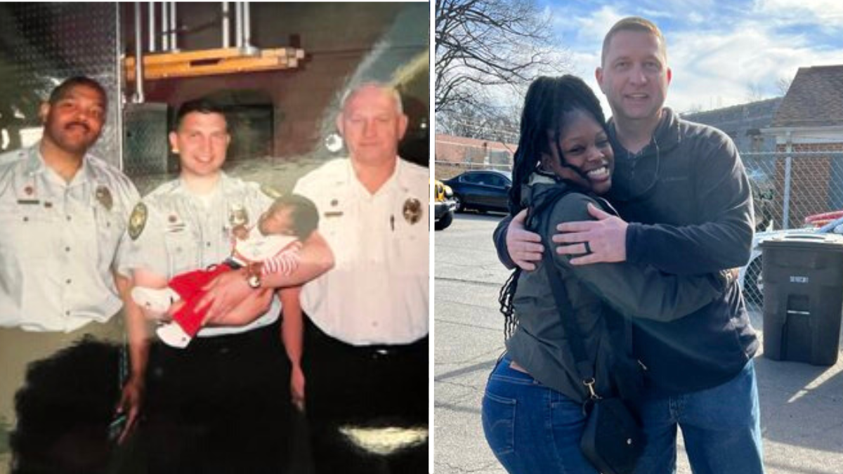 Firefighters Reunite With The Baby They Delivered 22 Years Ago