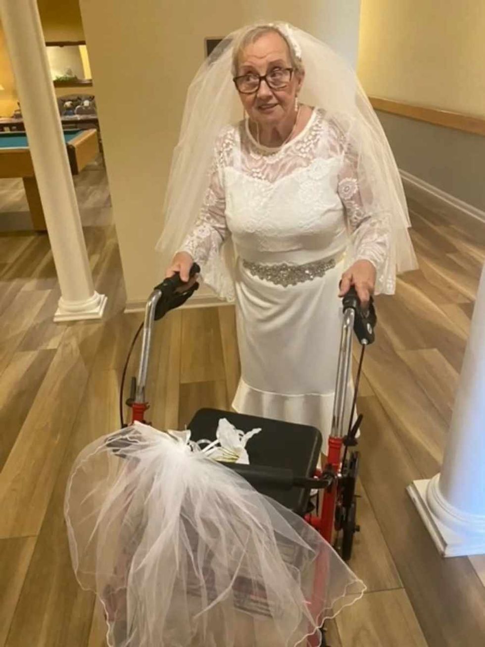 77 Year Old Throws A Big Wedding And Marries Herself