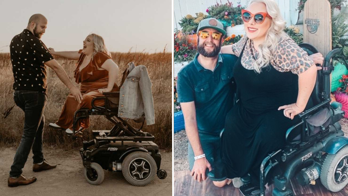 Woman Who Uses a Wheelchair Marries the Man of Her Dreams After
