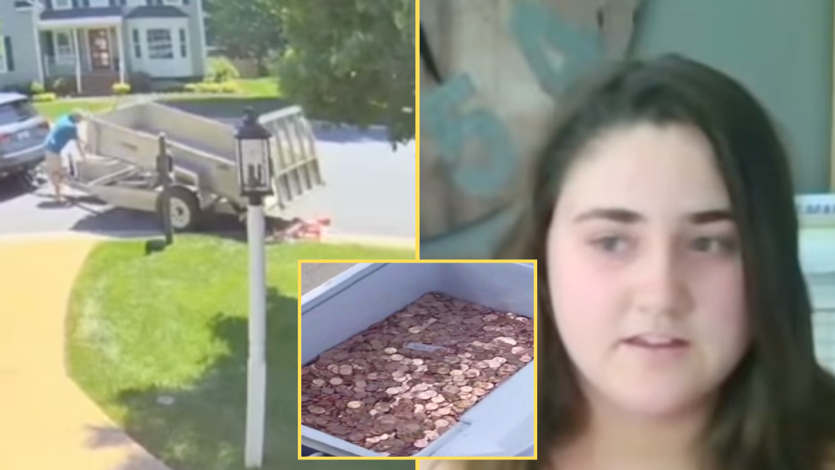 Teen Donates the $80K Pennies Her Estranged Dad Dumped on Her Lawn